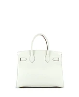 Pre-Owned Hermes Birkin 30 Handbag Light Togo with Gold Hardware