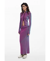 Desigual Women's Vertical striped skirt