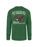 '47 Brand Men's Kelly Green Philadelphia Eagles Regional Backer Franklin Long Sleeve T-Shirt