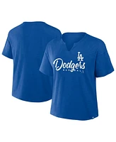 Fanatics Women's Royal Los Angeles Dodgers Fan Fave Stadium Slub T-Shirt