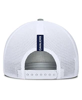 Fanatics Men's Heather Gray/Navy Virginia Cavaliers Profile Trucker Adjustable Hat
