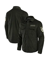 Fanatics Men's Olive Oregon Ducks Corduroy Full-Button Shacket