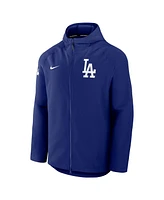 Nike Men's Royal Los Angeles Dodgers Authentic Collection Raglan Performance Full-Zip Jacket