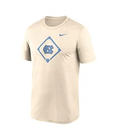 Nike Men's Cream North Carolina Tar Heels Legend Baseball Icon Performance T-Shirt