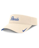Nike Men's Natural Florida Gators Primetime Ace Adjustable Visor Hat