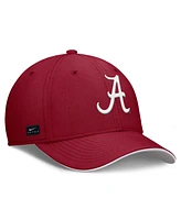 Nike Men's Crimson Alabama Tide 2025 Dugout Coaches Rise Swoosh Performance Flex Hat