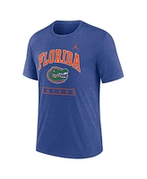 Jordan Men's Royal Florida Gators Arch Over Logo Tri-Blend T-Shirt