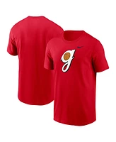 Nike Men's Red Georgia Bulldogs Basketball Logo T-Shirt