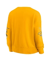 Fanatics Women's Gold Nashville Predators Go Team Pullover Sweatshirt