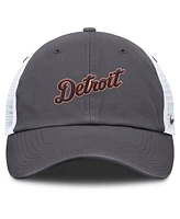 Nike Men's Gray Detroit Tigers Wordmark Club Adjustable Trucker Hat