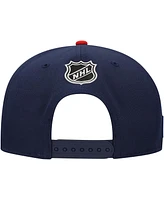 Fanatics Men's Navy/Red Washington Capitals 2025 Nhl Draft Snapback Hat