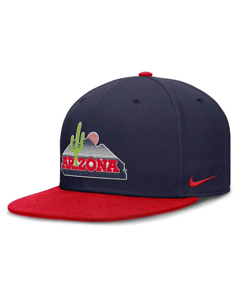 Nike Men's Navy/Red Arizona Wildcats Two-Tone Primetime Performance Fitted Hat