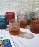 The Wine Savant Khen Beaded Tumbler, Set of 6