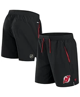 Fanatics Men's Black New Jersey Devils Authentic Pro Rink Performance Shorts