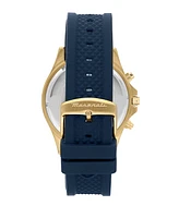 Maserati Men's Chronograph Blue Silicone Watch, 44mm