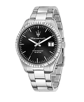 Maserati Men's Date Stainless Steel Metal Band Watch