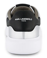 Karl Lagerfeld Paris Men's Embroidered Head Profile Sneakers