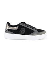 Karl Lagerfeld Paris Men's Side Patch Court Lace Up Sneakers
