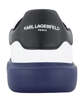 Karl Lagerfeld Paris Men's Embroidered Signature Logo Sneakers