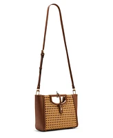 Anne Klein Caning Small Satchel Bag