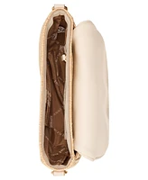 Anne Klein Saddle Convertible Strap Small Crossbody Bag