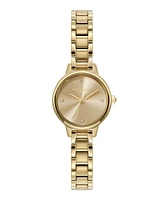 Olivia Burton Women's Mini Classic Gold Tone Stainless Steel Bracelet Watch, 23mm