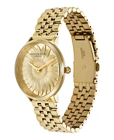 Olivia Burton Women's Sunflower Gold Tone Stainless Steel Bracelet Watch, 35mm