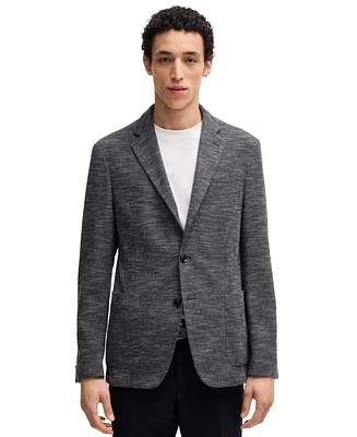 Boss by Hugo Men's Micro-Patterned Slim-Fit Suit Blazer