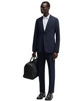 Boss by Hugo Men's Cotton-Blend Slim-Fit Dress Shirt