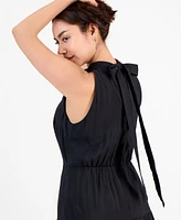Sam Edelman Women's High-Neck Tiered Sleeveless Dress