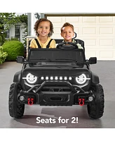 Best Choice Products Kids 24V 2-Seater Electric Ride-On Car Truck w/ Parent Control, Bluetooth