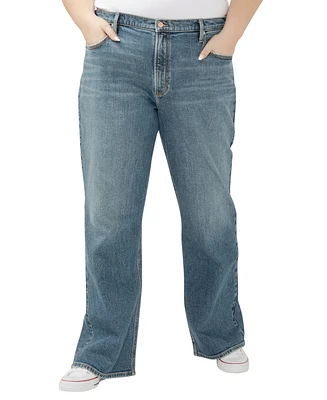 Silver Jeans Co. Plus Mid Rise Baggy Bootcut