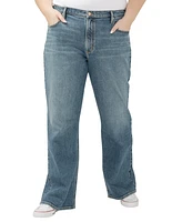 Silver Jeans Co. Plus Mid Rise Baggy Bootcut