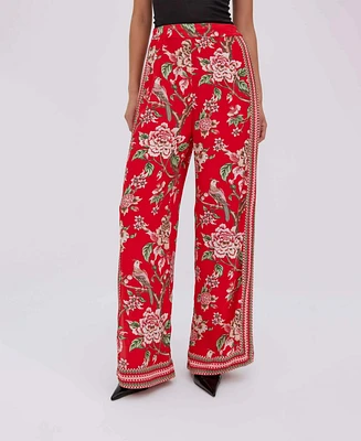 Raishma Studio Women's Hallie Red Trousers