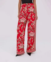 Raishma Studio Women's Hallie Red Trousers