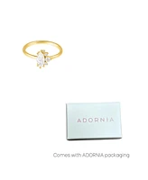 Adornia Fine Moissanite Marquis Ring 14k gold vermeil
