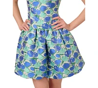 Adrianna Papell Women's Tulip Jacquard Minidress