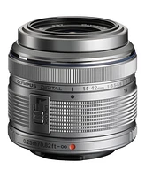 Olympus Om-d E-M10 Mark Iv Mirrorless Camera, Silver with Olympus M. Zuiko 14-42mm f/3.5-5.6 Ii R Lens, Silver