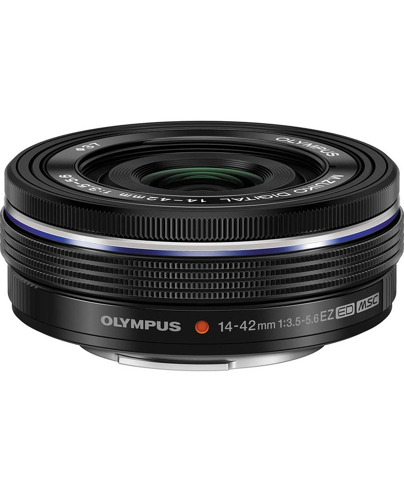 Olympus M.Zuiko Digital 14-42mm f/3.5-5.6 Ez Pancake Lens for Micro Four Thirds, Black