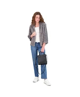 Fred Segal Small Smooth Leather Vertical Tote