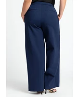 Eloquii Plus Tall The Ultimate Stretch Wide Leg Pant