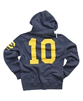Roots of Fight Men's Marshawn Lynch Navy Cal Bears Name & Number Tri-Blend Pullover Hoodie