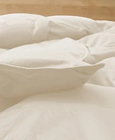 Unikome Luxurious Comfort Cotton Goose Down Feather Comforter, Twin