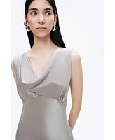 Nocturne Women's Cowl Neck Maxi Dress