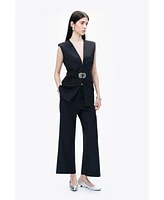 Nocturne Women's Double-Pleated Pants