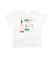 Sweet Wink Toddler Girls Coquette Golf Short Sleeve T-Shirt