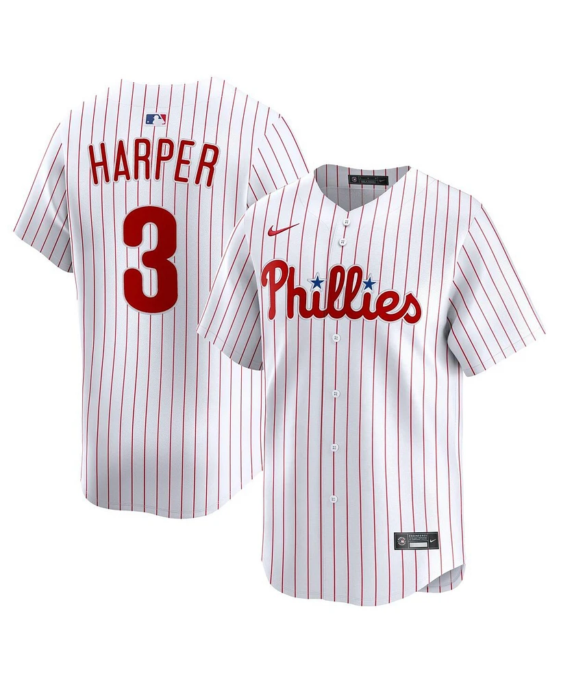 Nike Men's Bryce Harper White Philadelphia Phillies Home Limited Player Jersey