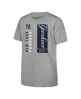 Outerstuff Big Boys and Girls Heather Gray New York Yankees The Mvp T-Shirt