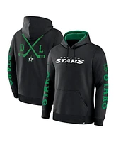 Fanatics Men's Black Dallas Stars Big City Legacy Fleece Pullover Hoodie