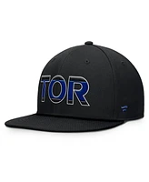 Fanatics Men's Black Toronto Maple Leaf's Authentic Pro Alternate Jersey Snapback Hat